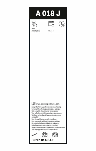 Wischblatt vorne BOSCH 3 397 014 0AE Bild Wischblatt vorne BOSCH 3 397 014 0AE