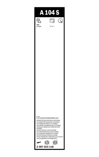 Wischblatt BOSCH 3 397 014 118 Bild Wischblatt BOSCH 3 397 014 118