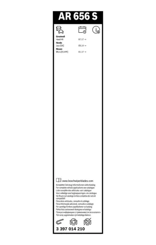Wischblatt vorne BOSCH 3 397 014 210 Bild Wischblatt vorne BOSCH 3 397 014 210