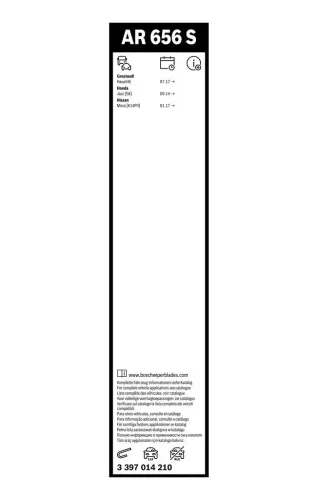Wischblatt vorne BOSCH 3 397 014 210 Bild Wischblatt vorne BOSCH 3 397 014 210
