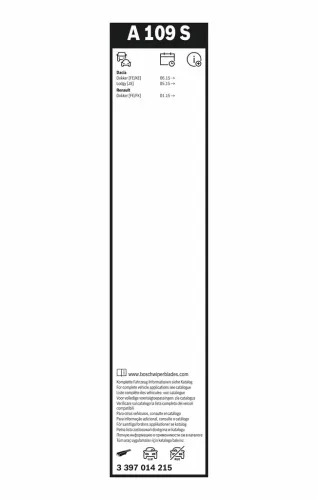 Wischblatt vorne BOSCH 3 397 014 215 Bild Wischblatt vorne BOSCH 3 397 014 215