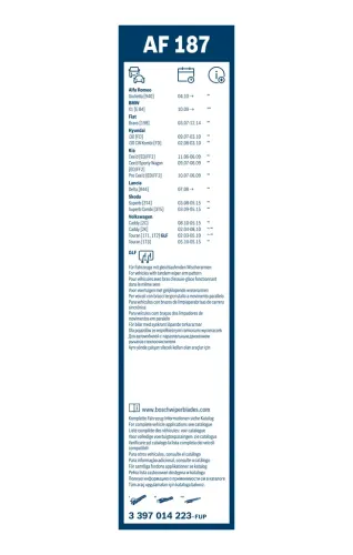 Wischblatt BOSCH 3 397 014 223 Bild Wischblatt BOSCH 3 397 014 223