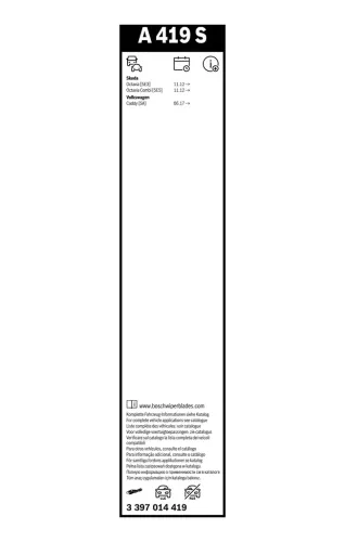 Wischblatt BOSCH 3 397 014 419 Bild Wischblatt BOSCH 3 397 014 419