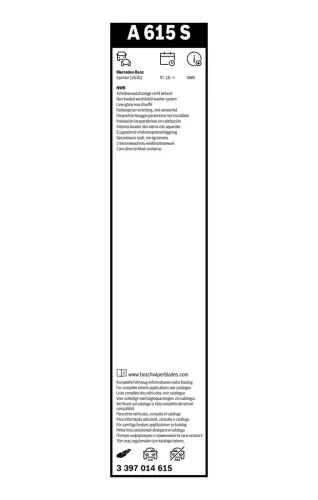 Wischblatt vorne BOSCH 3 397 014 615 Bild Wischblatt vorne BOSCH 3 397 014 615