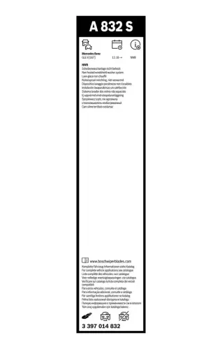 Wischblatt vorne BOSCH 3 397 014 832 Bild Wischblatt vorne BOSCH 3 397 014 832