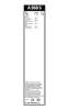 Wischblatt vorne BOSCH 3 397 014 957 Bild Wischblatt vorne BOSCH 3 397 014 957