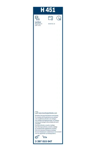 Wischblatt hinten BOSCH 3 397 015 047 Bild Wischblatt hinten BOSCH 3 397 015 047