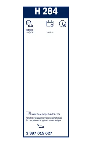 Wischblatt hinten BOSCH 3 397 015 627 Bild Wischblatt hinten BOSCH 3 397 015 627