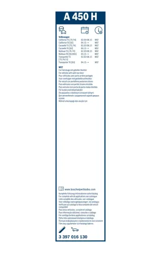 Wischblatt BOSCH 3 397 016 130 Bild Wischblatt BOSCH 3 397 016 130