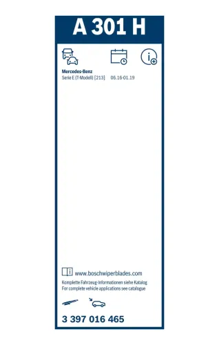 Wischblatt hinten BOSCH 3 397 016 465 Bild Wischblatt hinten BOSCH 3 397 016 465