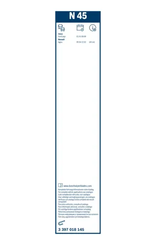 Wischblatt BOSCH 3 397 018 145 Bild Wischblatt BOSCH 3 397 018 145