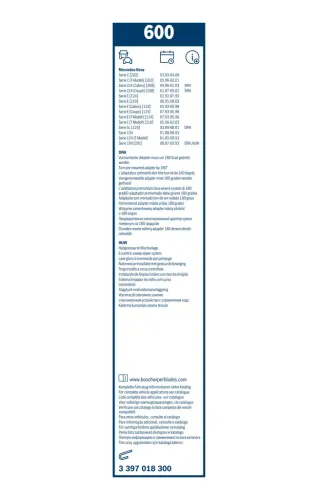Wischblatt BOSCH 3 397 018 300 Bild Wischblatt BOSCH 3 397 018 300