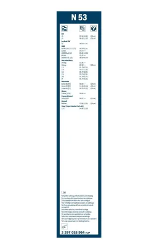 Wischblatt BOSCH 3 397 018 964 Bild Wischblatt BOSCH 3 397 018 964