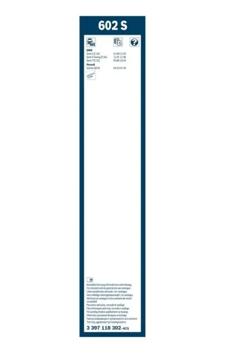 Wischblatt vorne BOSCH 3 397 118 302 Bild Wischblatt vorne BOSCH 3 397 118 302