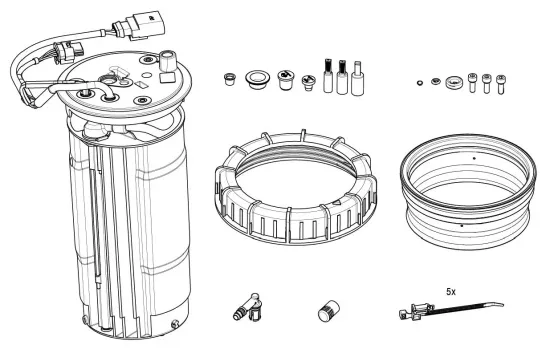 Beheizung, Tankeinheit (Harnstoffeinspritzung) BOSCH F 01C 600 256 Bild Beheizung, Tankeinheit (Harnstoffeinspritzung) BOSCH F 01C 600 256