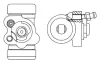 Radbremszylinder Hinterachse rechts BOSCH F 026 002 394 Bild Radbremszylinder Hinterachse rechts BOSCH F 026 002 394