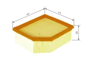 Luftfilter BOSCH F 026 400 023