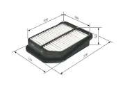 Luftfilter BOSCH F 026 400 125