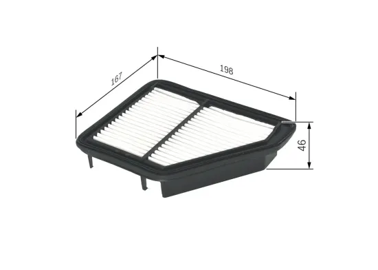 Luftfilter BOSCH F 026 400 132 Bild Luftfilter BOSCH F 026 400 132