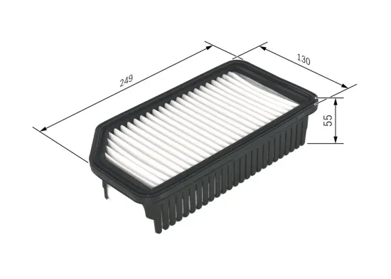 Luftfilter BOSCH F 026 400 137 Bild Luftfilter BOSCH F 026 400 137