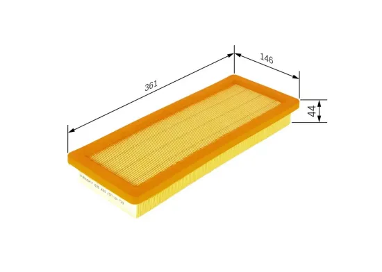 Luftfilter BOSCH F 026 400 151 Bild Luftfilter BOSCH F 026 400 151
