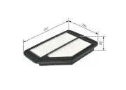 Luftfilter BOSCH F 026 400 159
