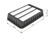 Luftfilter BOSCH F 026 400 200