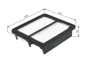 Luftfilter BOSCH F 026 400 224