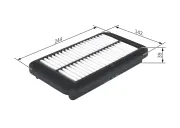 Luftfilter BOSCH F 026 400 231