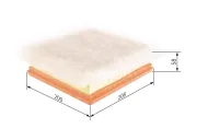 Luftfilter BOSCH F 026 400 235