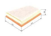 Luftfilter BOSCH F 026 400 250