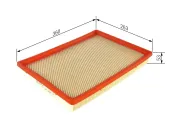 Luftfilter BOSCH F 026 400 266