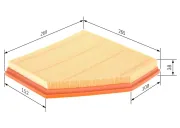 Luftfilter BOSCH F 026 400 270