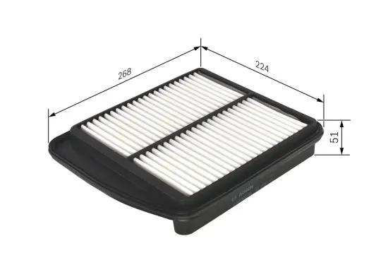 Luftfilter BOSCH F 026 400 293 Bild Luftfilter BOSCH F 026 400 293