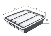 Luftfilter BOSCH F 026 400 306