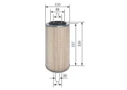 Luftfilter BOSCH F 026 400 322