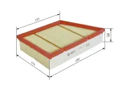 Luftfilter BOSCH F 026 400 324