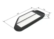 Luftfilter BOSCH F 026 400 349