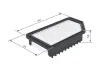 Luftfilter BOSCH F 026 400 350 Bild Luftfilter BOSCH F 026 400 350