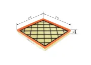 Luftfilter BOSCH F 026 400 351