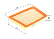 Luftfilter BOSCH F 026 400 360