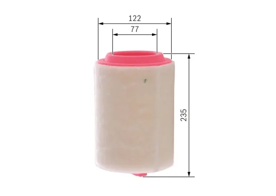 Luftfilter BOSCH F 026 400 367 Bild Luftfilter BOSCH F 026 400 367