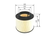 Luftfilter BOSCH F 026 400 394