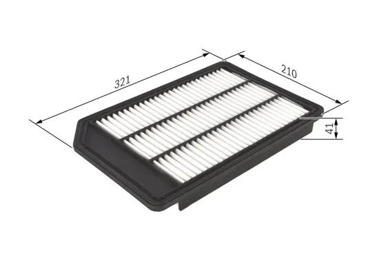 Luftfilter BOSCH F 026 400 419 Bild Luftfilter BOSCH F 026 400 419