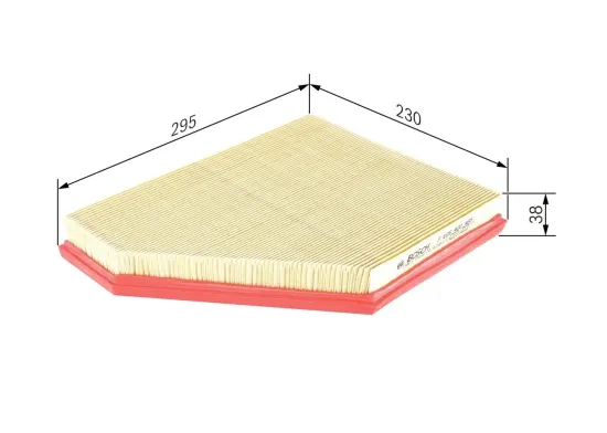 Luftfilter rechts BOSCH F 026 400 485 Bild Luftfilter rechts BOSCH F 026 400 485