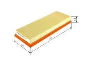 Luftfilter BOSCH F 026 400 517