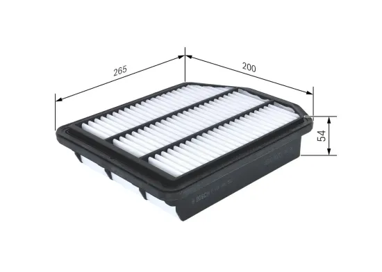 Luftfilter BOSCH F 026 400 522 Bild Luftfilter BOSCH F 026 400 522