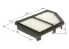 Luftfilter BOSCH F 026 400 576 Bild Luftfilter BOSCH F 026 400 576