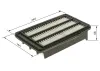 Luftfilter BOSCH F 026 400 579 Bild Luftfilter BOSCH F 026 400 579