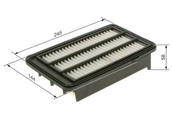 Luftfilter BOSCH F 026 400 579 Bild Luftfilter BOSCH F 026 400 579